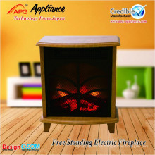 Free standing imitation electric fireplace